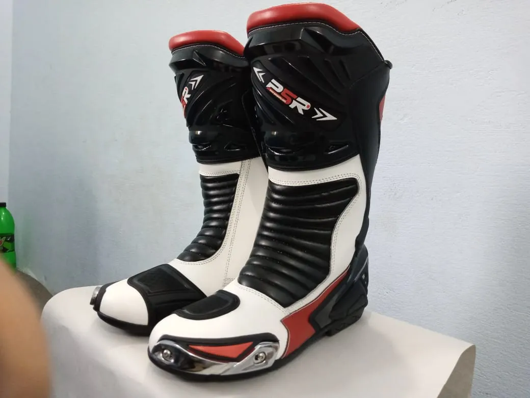 Motorbike Motorcycle Men Leather Racing Sports Shoes Boots MN-031
