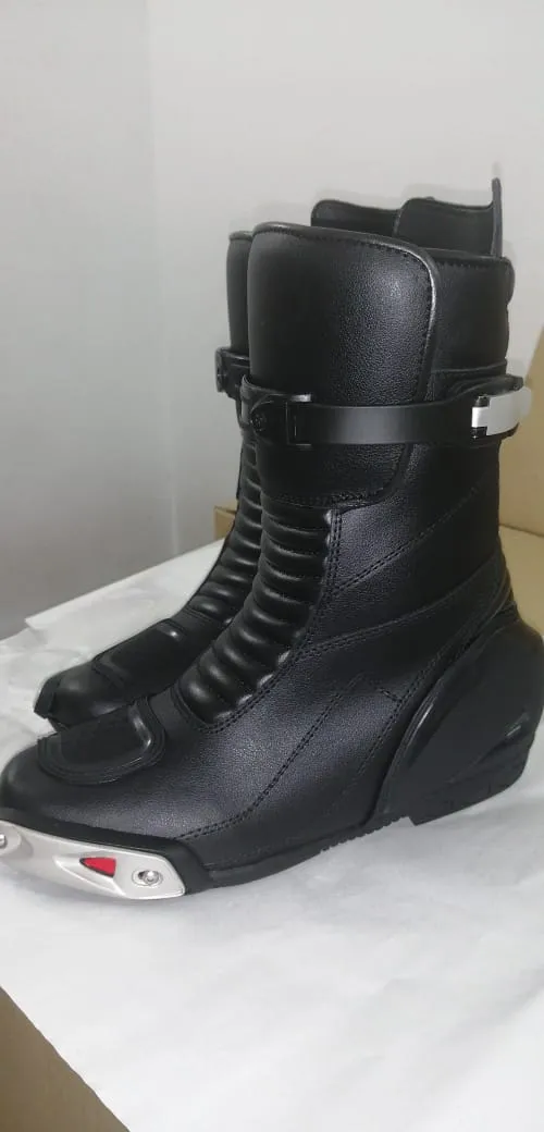 Tourist, Motorbike Motorcycle Men Leather Racing Sports Shoes Boots MN-070